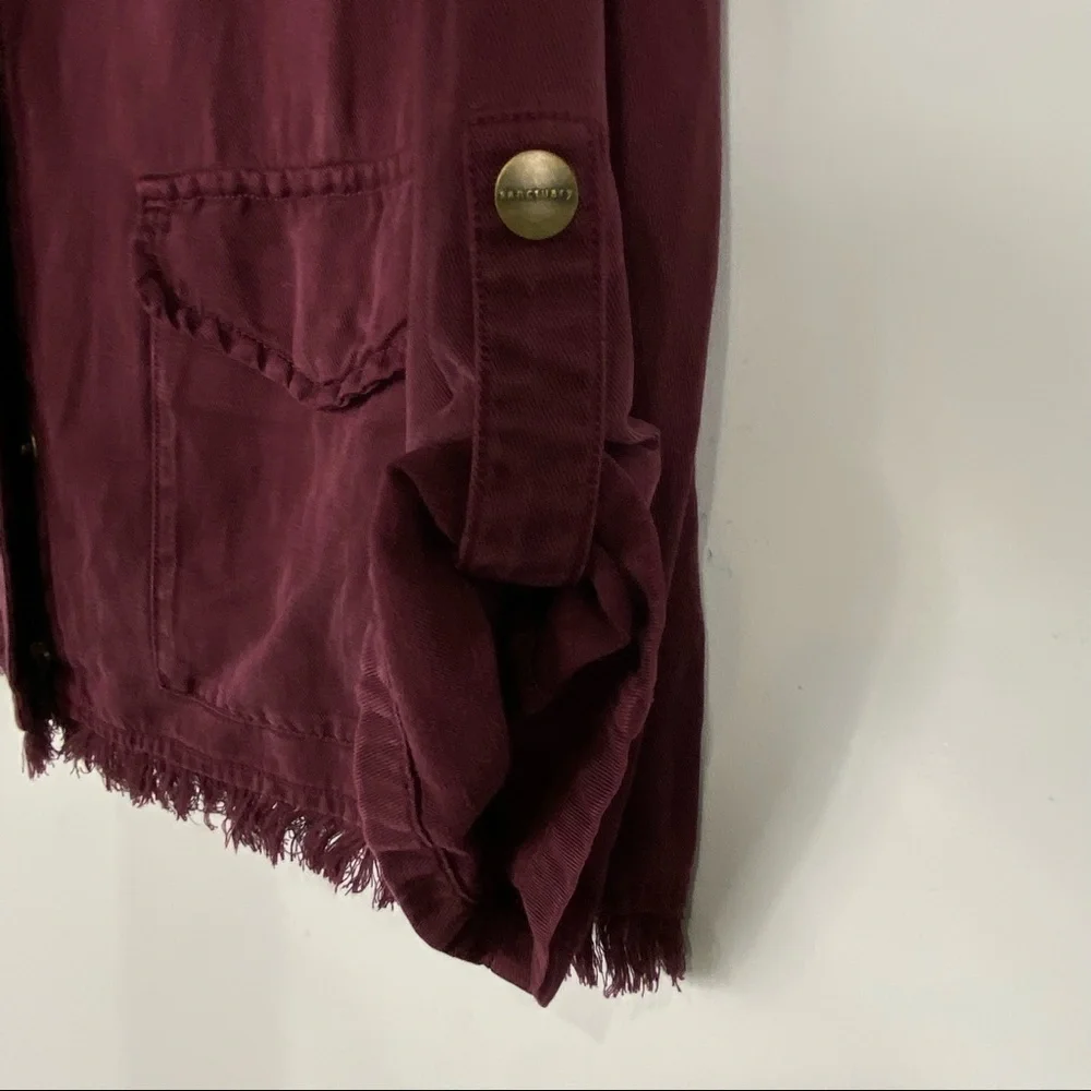 SANCTUARY Roy Frayed Surplus Jacket
